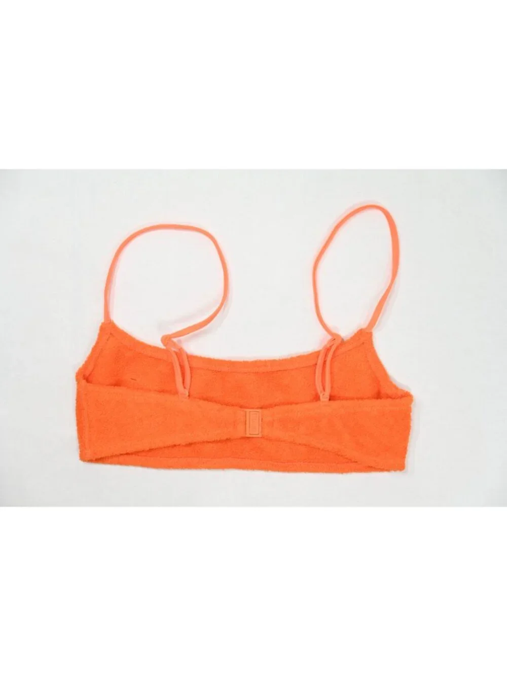 Triangl Swimwear Mica Terry Bikini Top in Orange